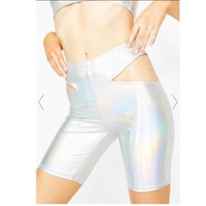 Mystic Deceiver Cutout Biker Shorts